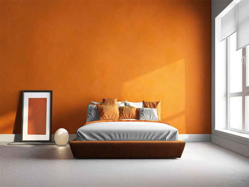 Phối cảnh màu sơn Mykolor Brown Orange