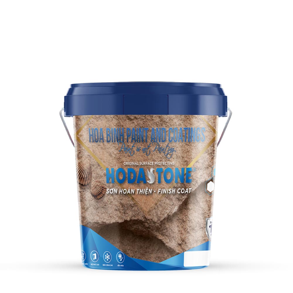 bao bì sơn đá hoàn thiện mới hòa bình